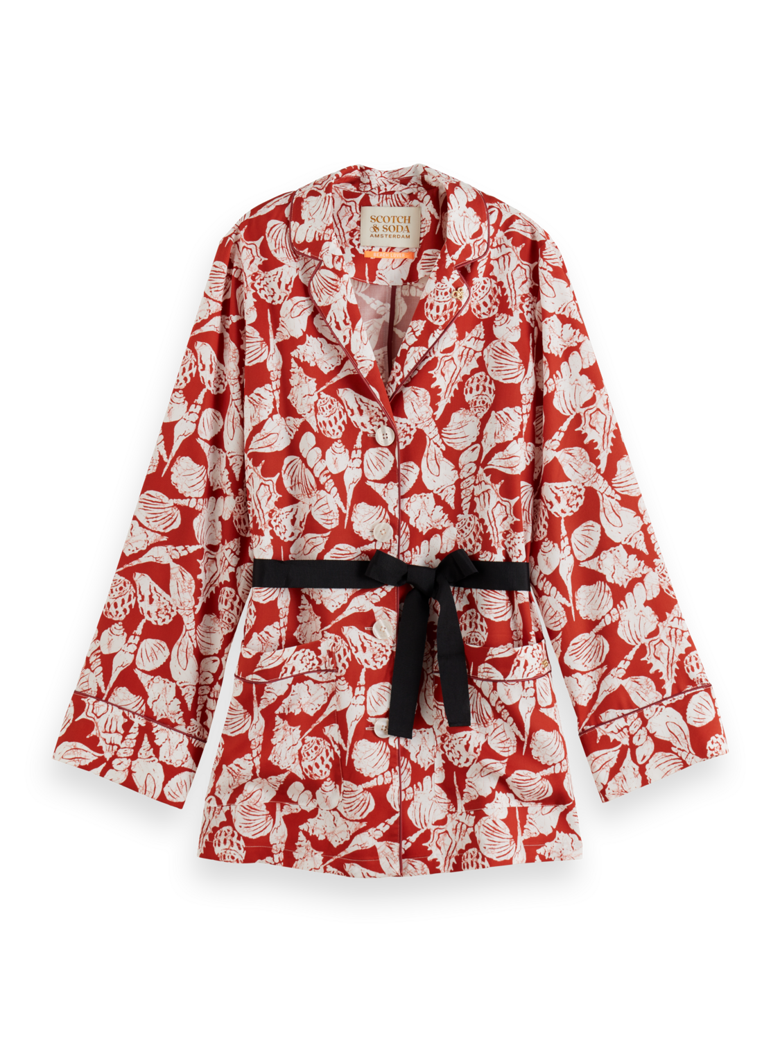 SHELL BATIK PRINTED PYJAMA BLAZER