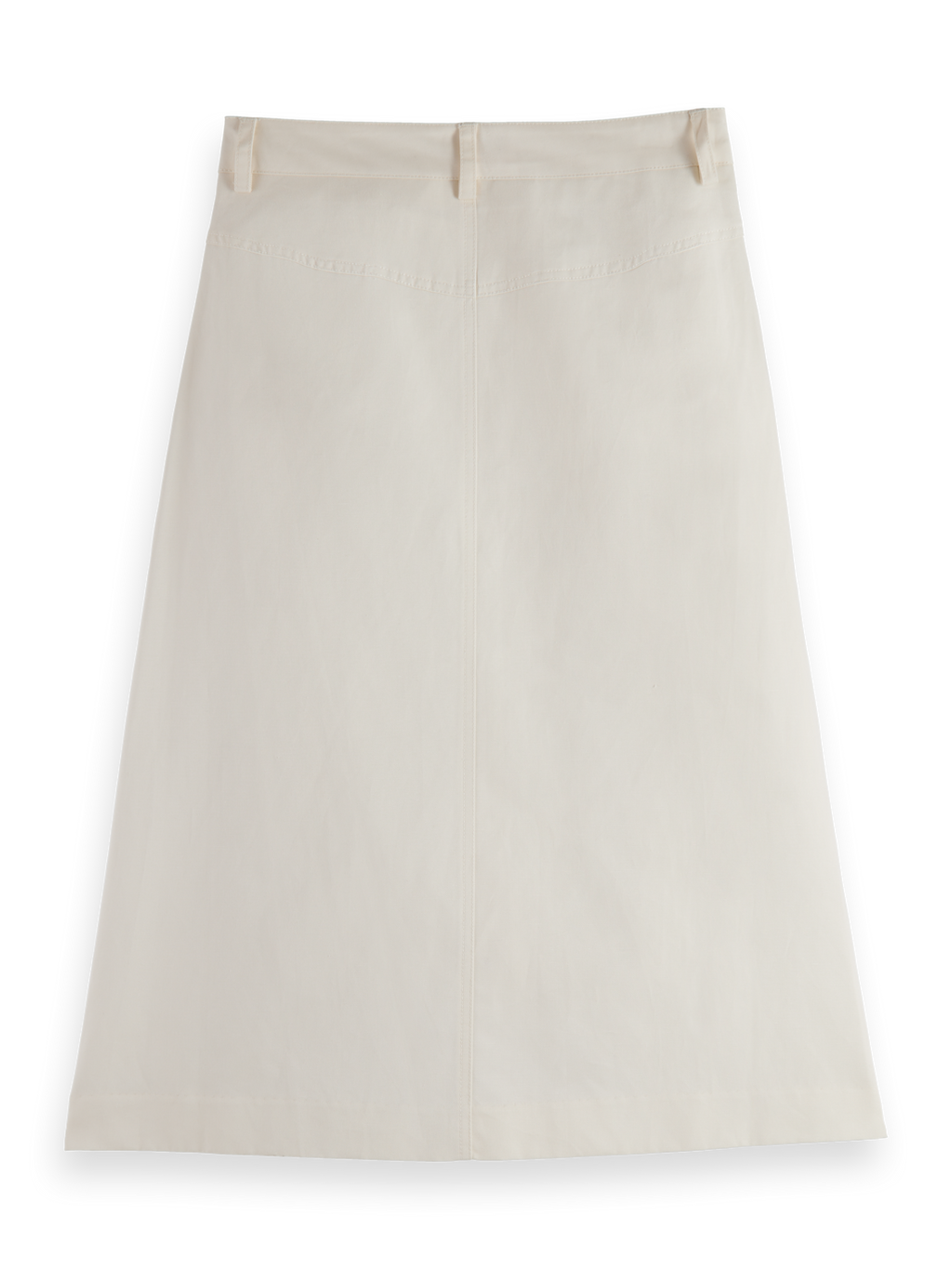 WRAP FRONT MIDI SKIRT