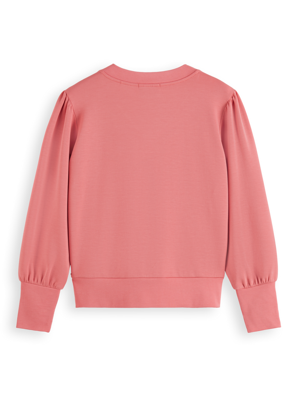 RUCHED YOKE SEAM MODAL SWEATSHIRT