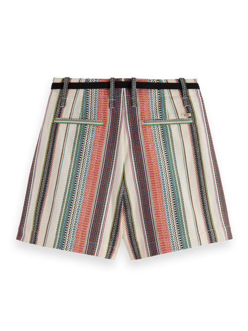 HIGH RISE CRAFTED STRIPE SHORT