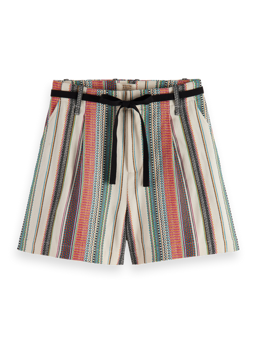 HIGH RISE CRAFTED STRIPE SHORT