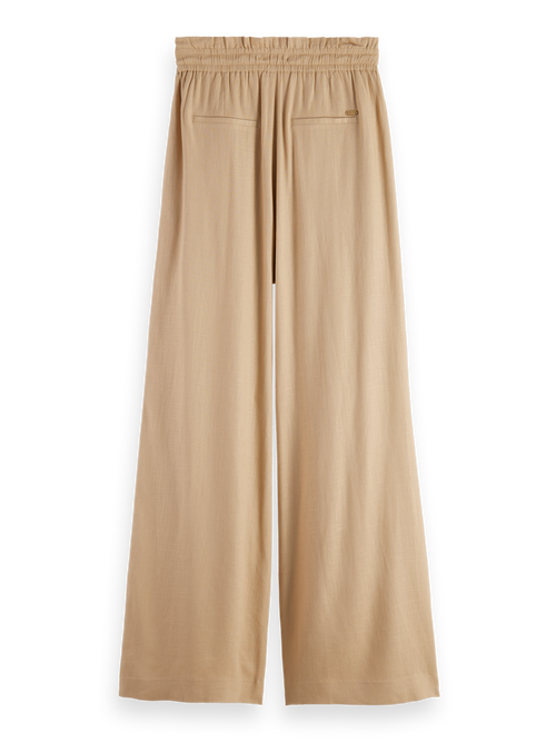 LINEN PULL-ON PANT