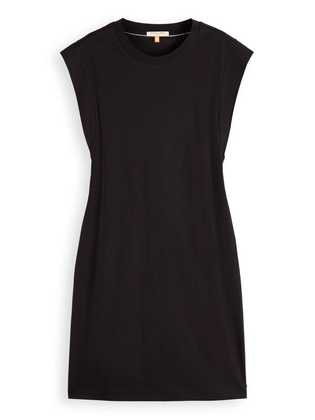 TIE WAIST MINI JERSEY DRESS