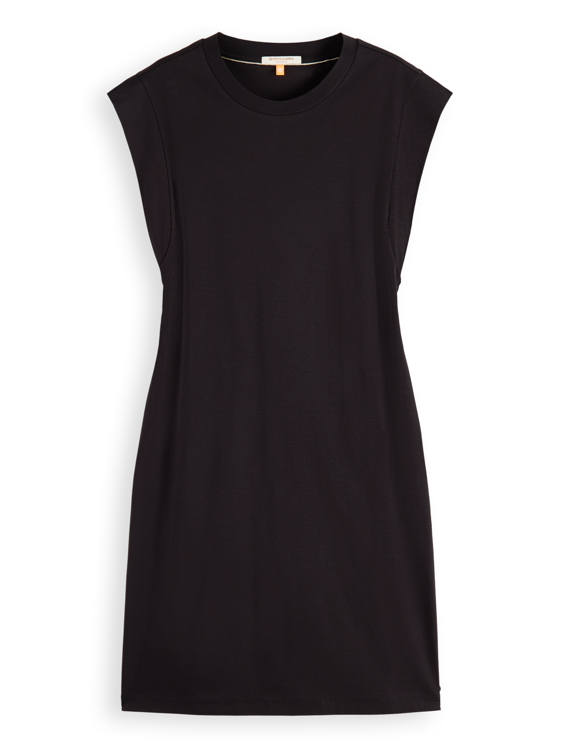 TIE WAIST MINI JERSEY DRESS