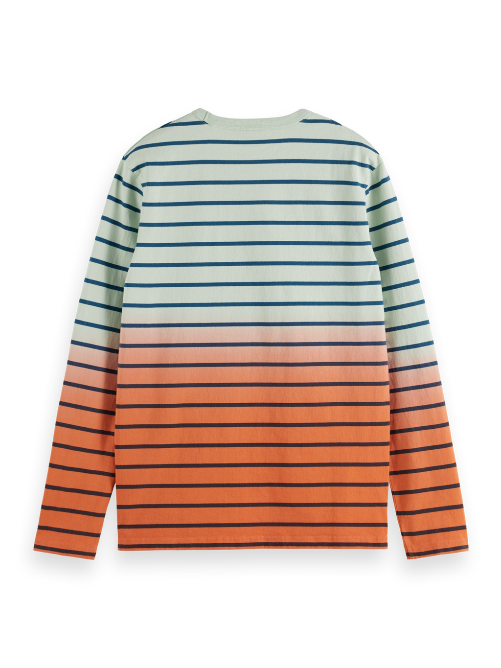 DIP DYE STRIPED LS T-SHIRT