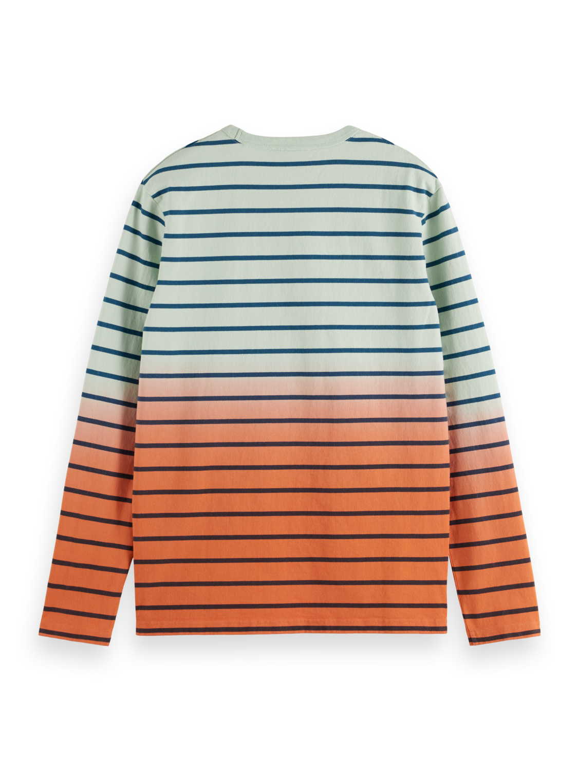 DIP DYE STRIPED LS T-SHIRT