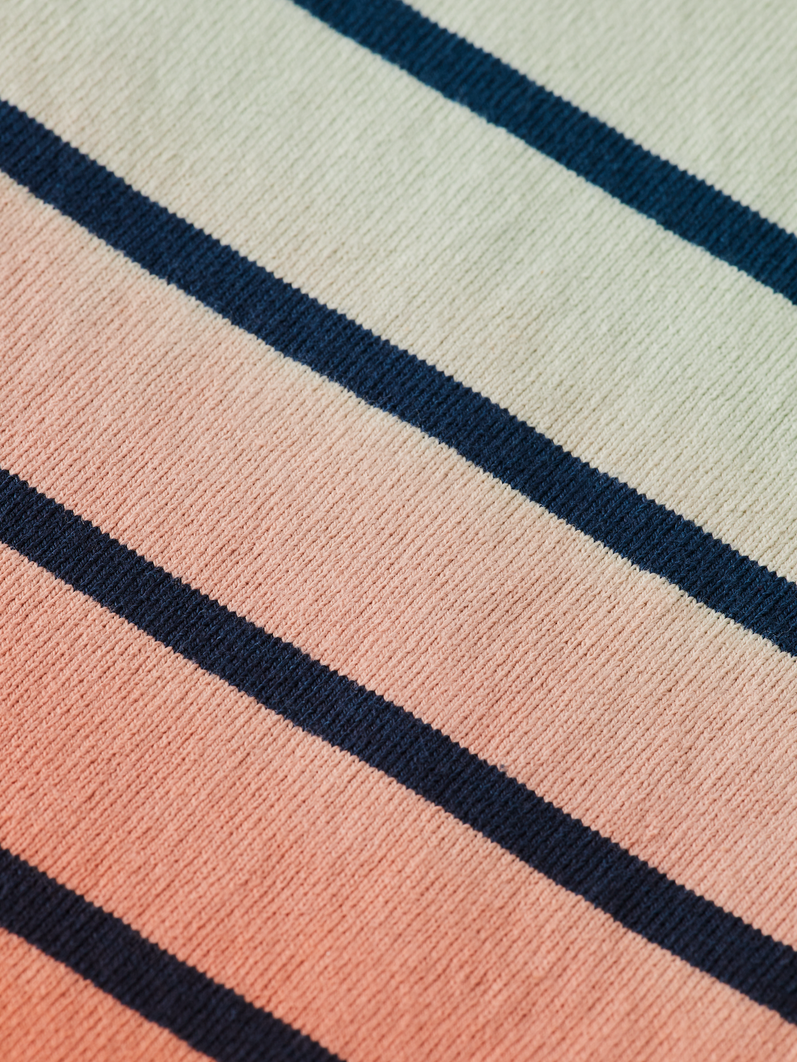 DIP DYE STRIPED LS T-SHIRT
