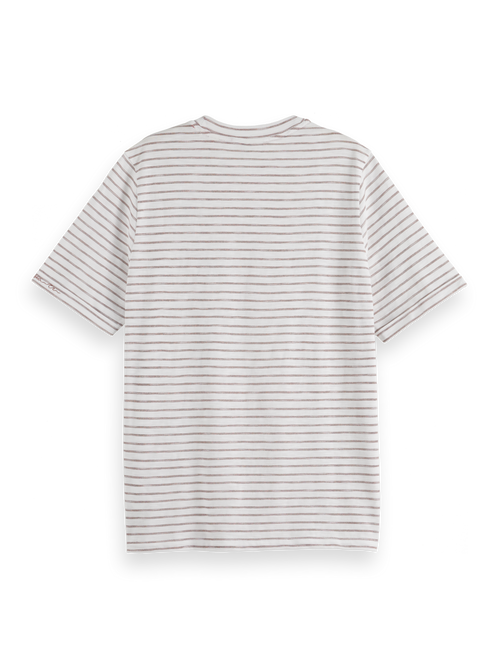 RELAXED FIT LUREX STRIPE T-SHIRT