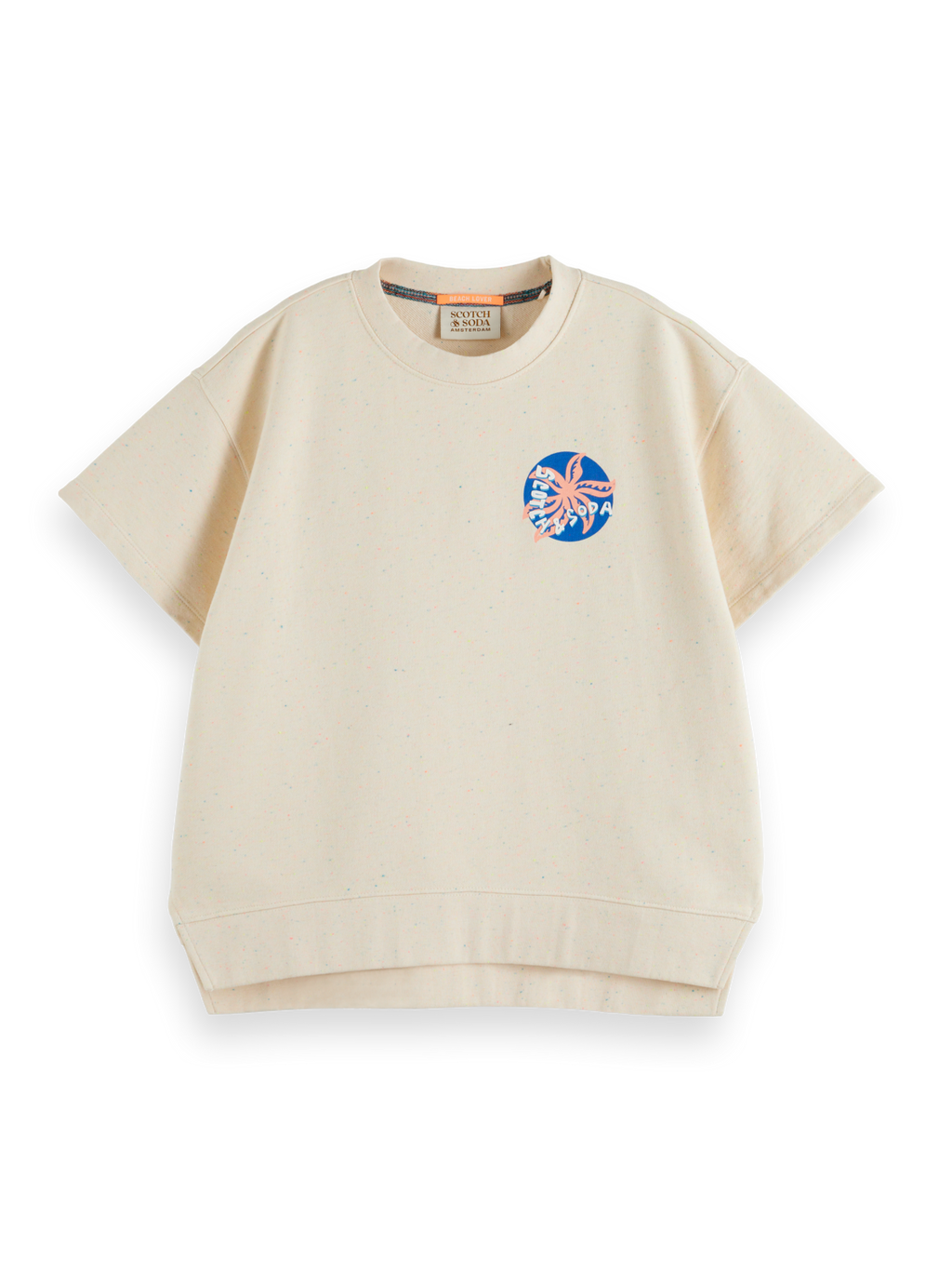 SPLIT HEM GRAPHIC SWEATSHIRT