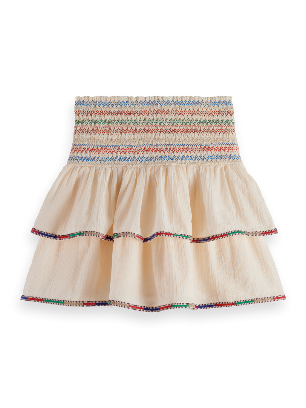EMBROIDERED MINI SKIRT