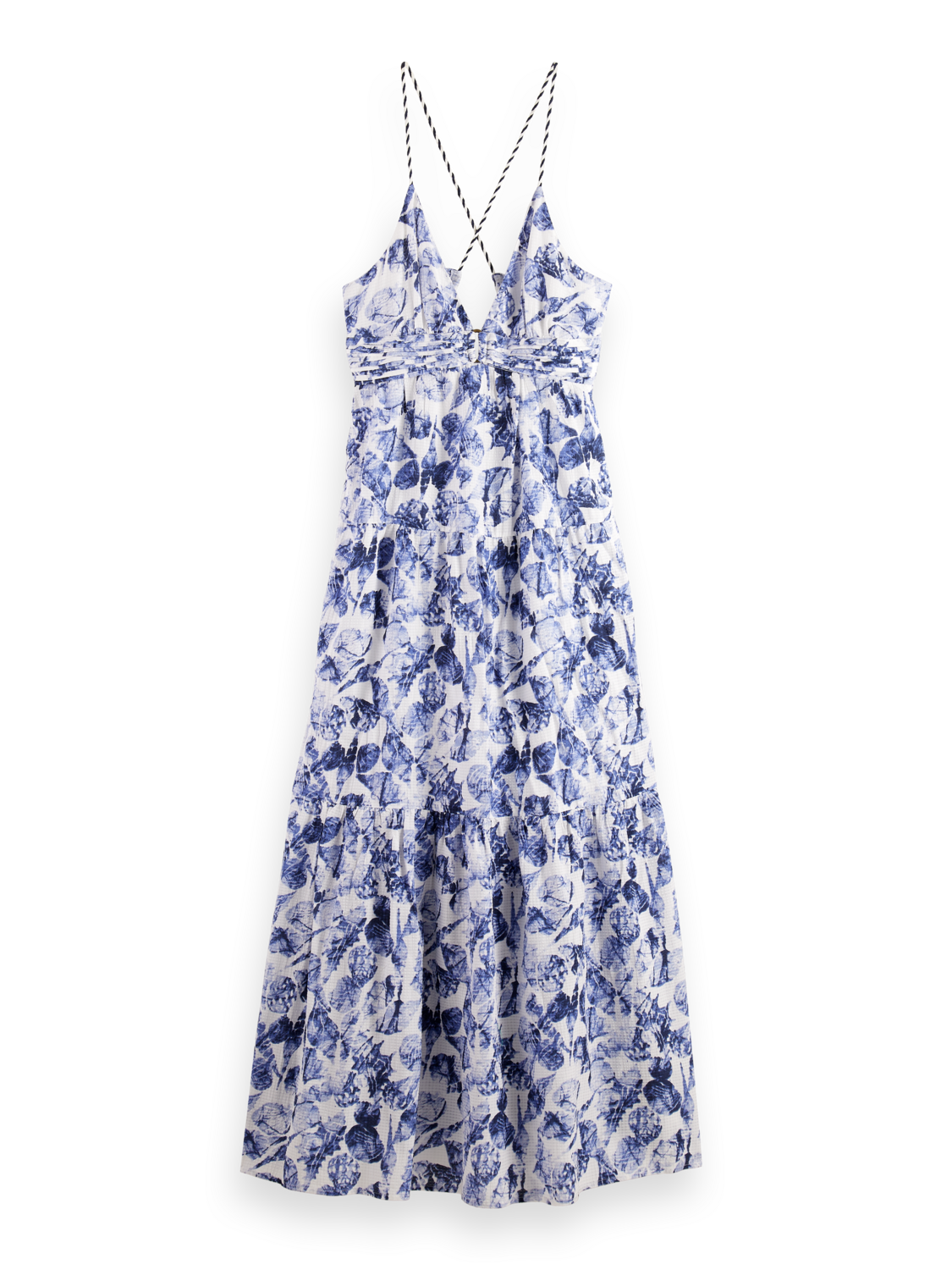 WAISTED MAXI DRESS  Scotch & Soda Amsterdam