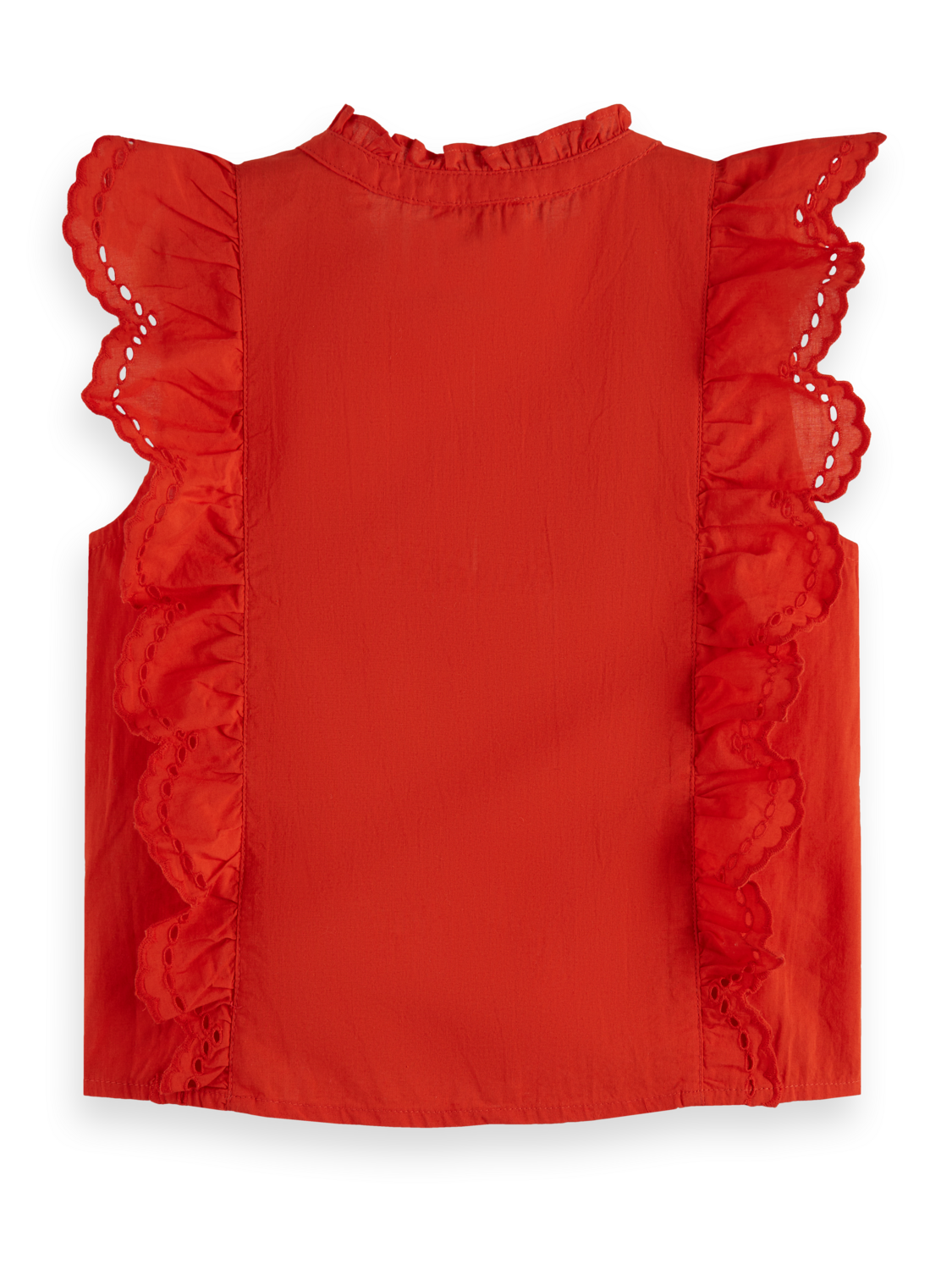 SLEEVELESS BRODERIE ANGLAISE TOP