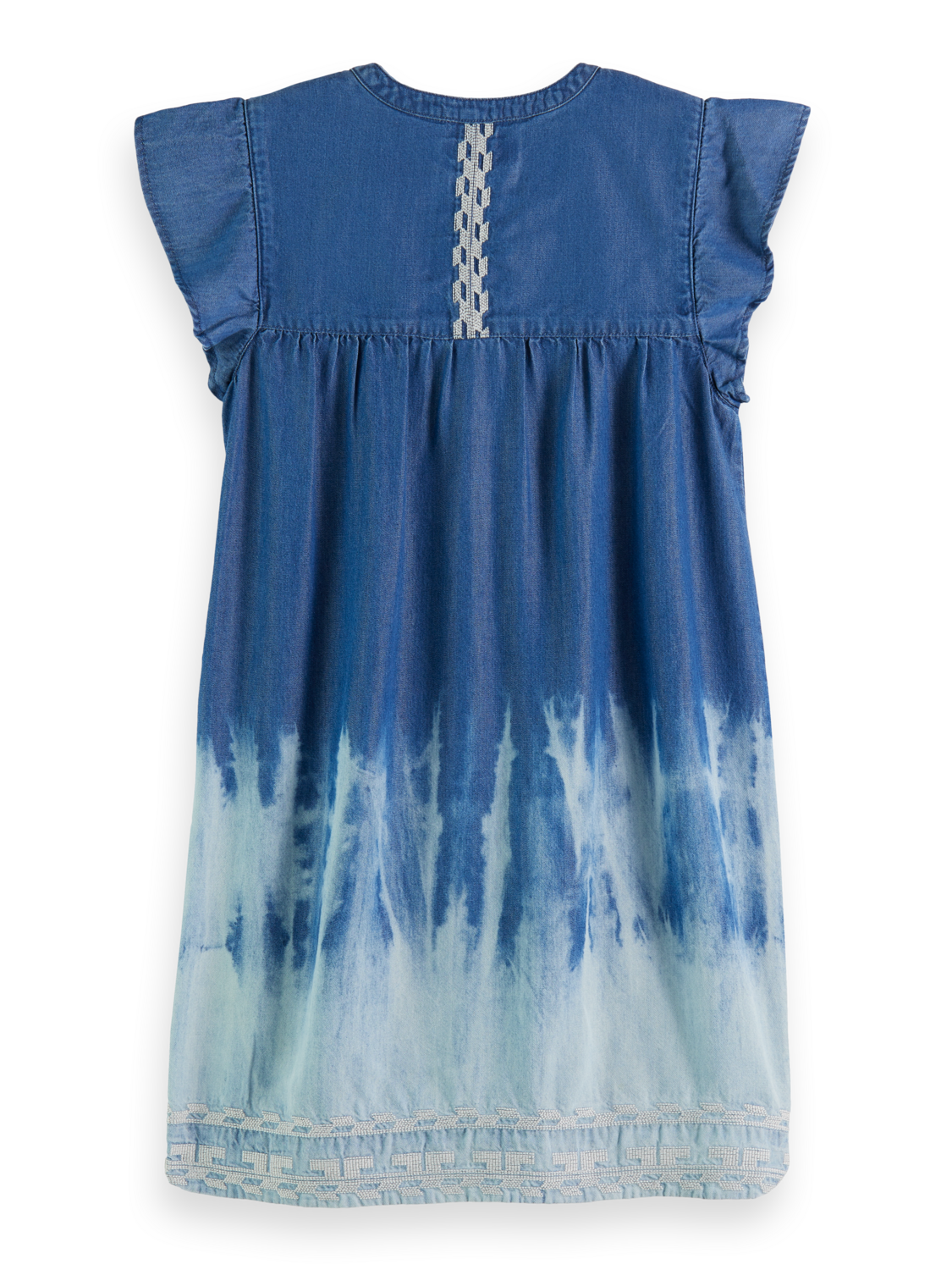 SHORT SLEEVE DRESS - WASHED INDIGO