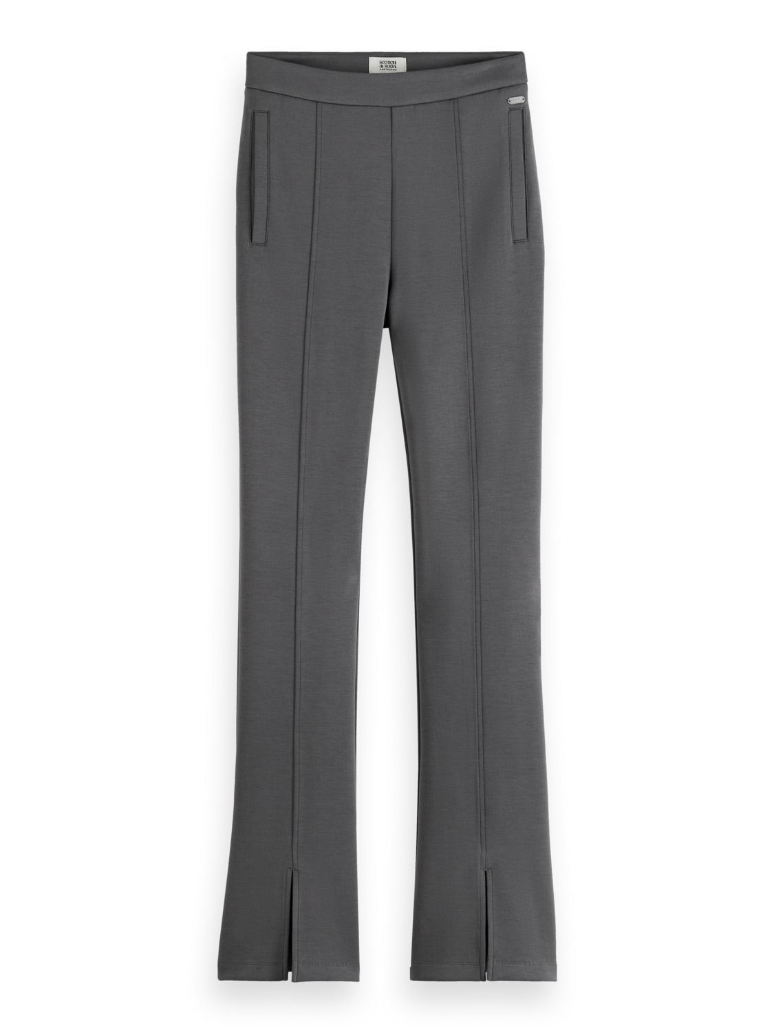 TAILORED SPLIT HEM FLARE SWEATPANT