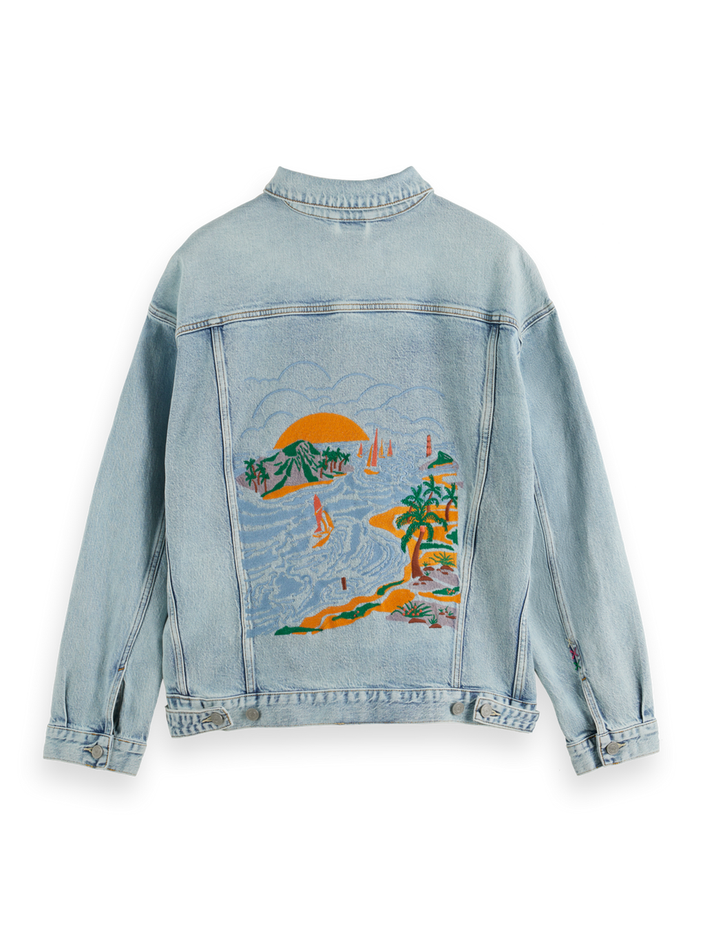 TRUCKER JACKET WITH ARTWORK