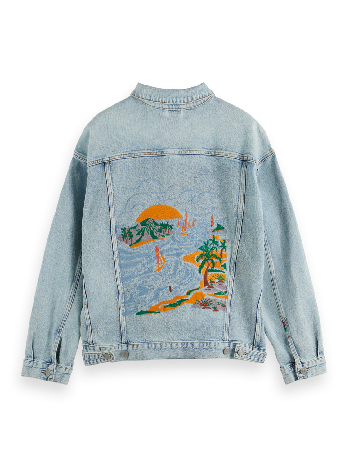 TRUCKER JACKET WITH ARTWORK