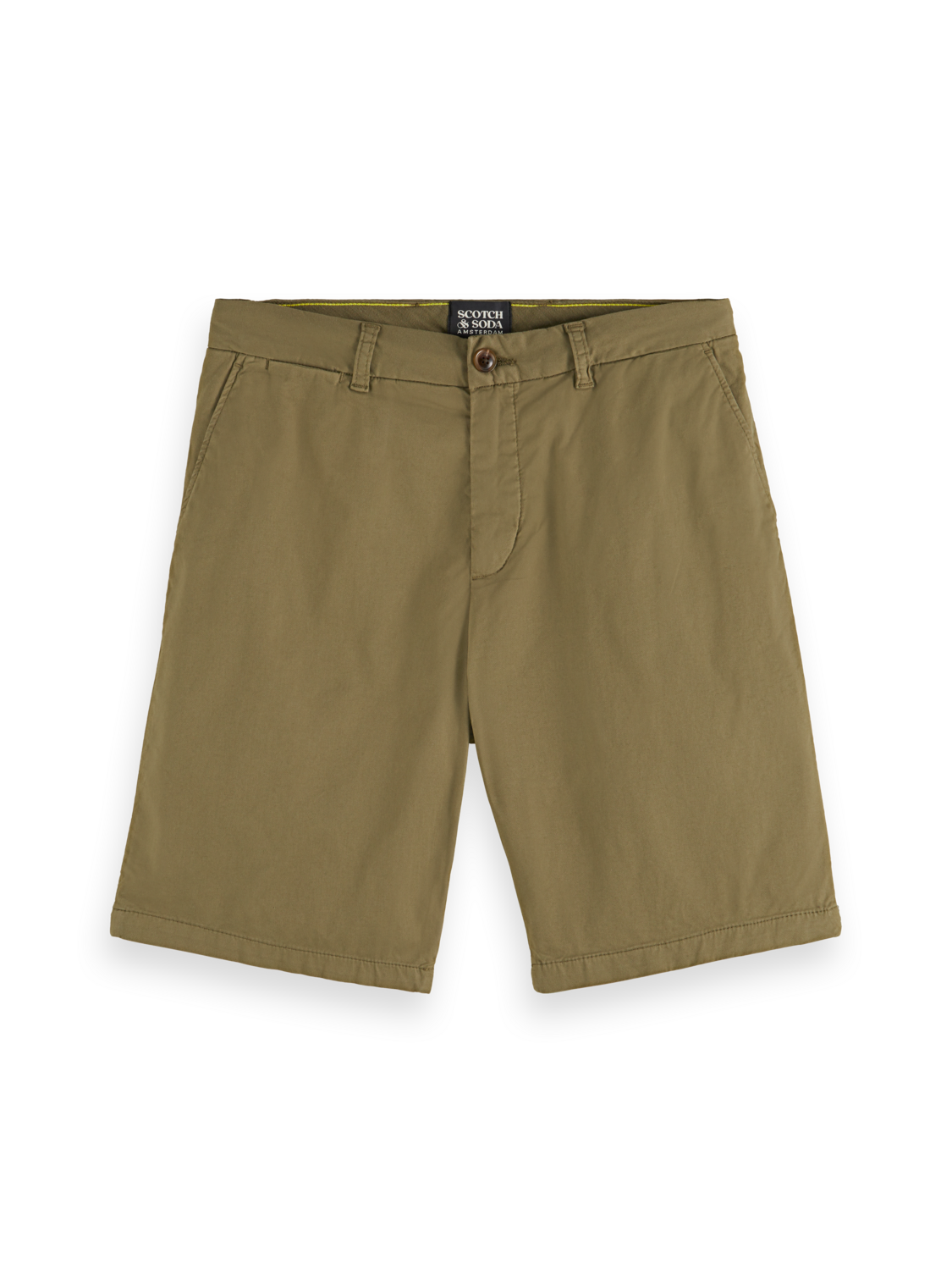STUART- GARMENT-DYED PIMA COTTON CHINO SHORT
