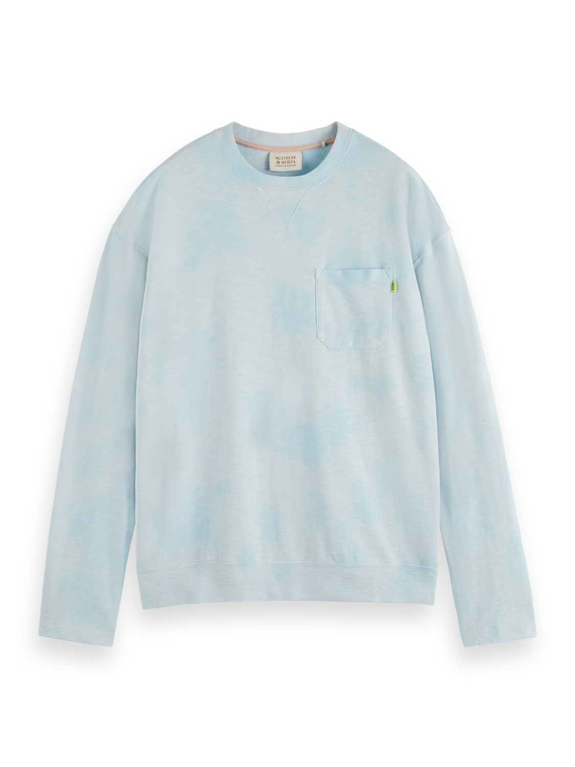 LIGHTWEIGHT WASHED NEON SWEATSHIRT