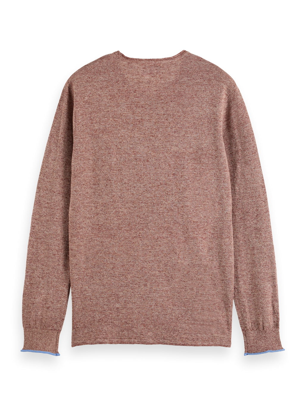 LINEN COTTON BLEND CREW NECK