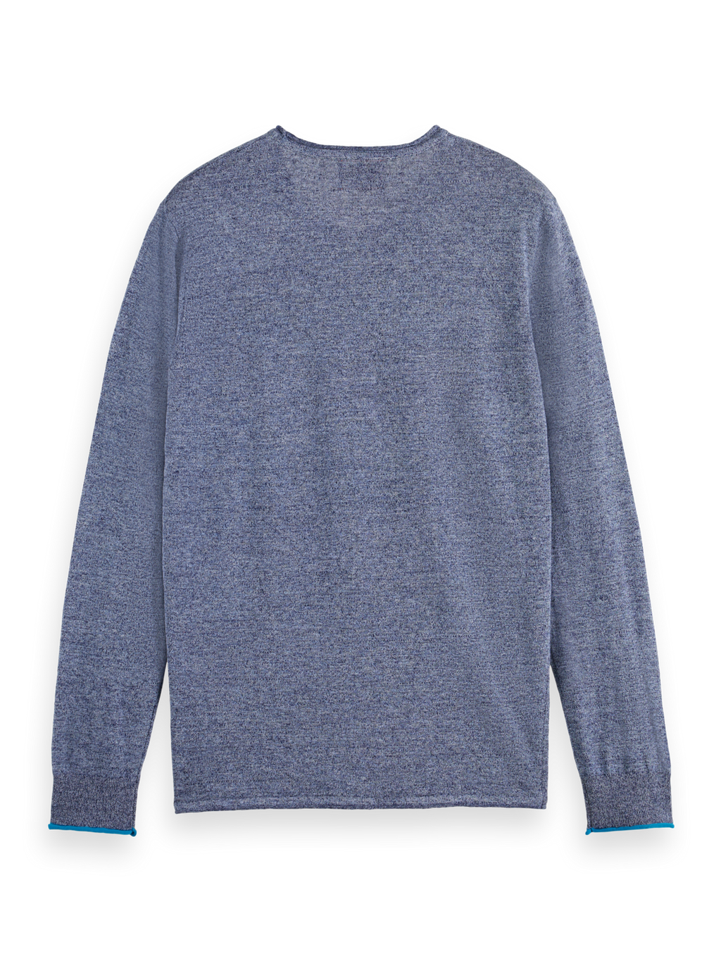 LINEN COTTON BLEND CREW NECK