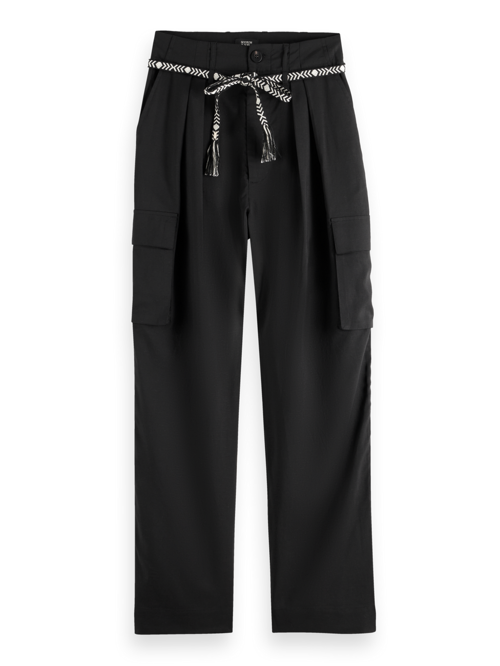FAYE - HIGH RISE WIDE LEG LYOCELL CARGO PANT