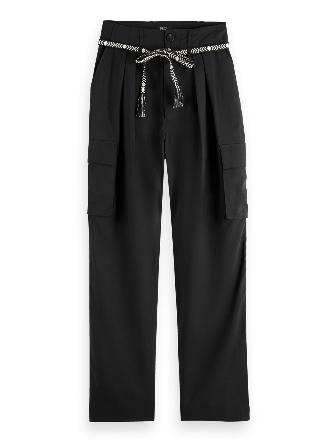 FAYE - HIGH RISE WIDE LEG LYOCELL CARGO PANT
