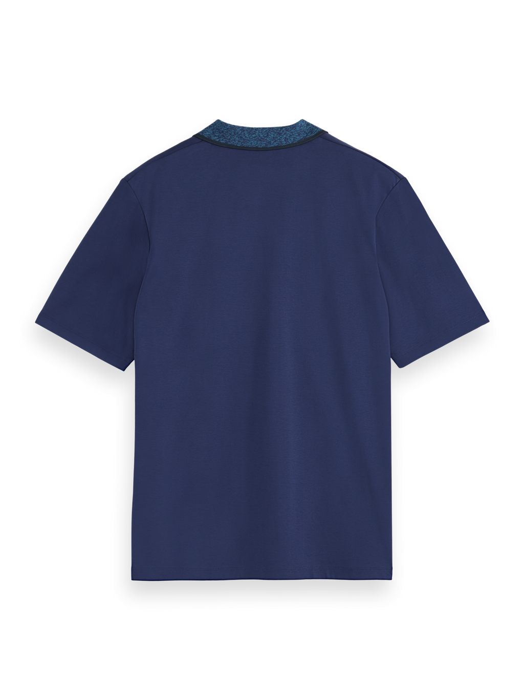 MELANGE COLLAR POLO