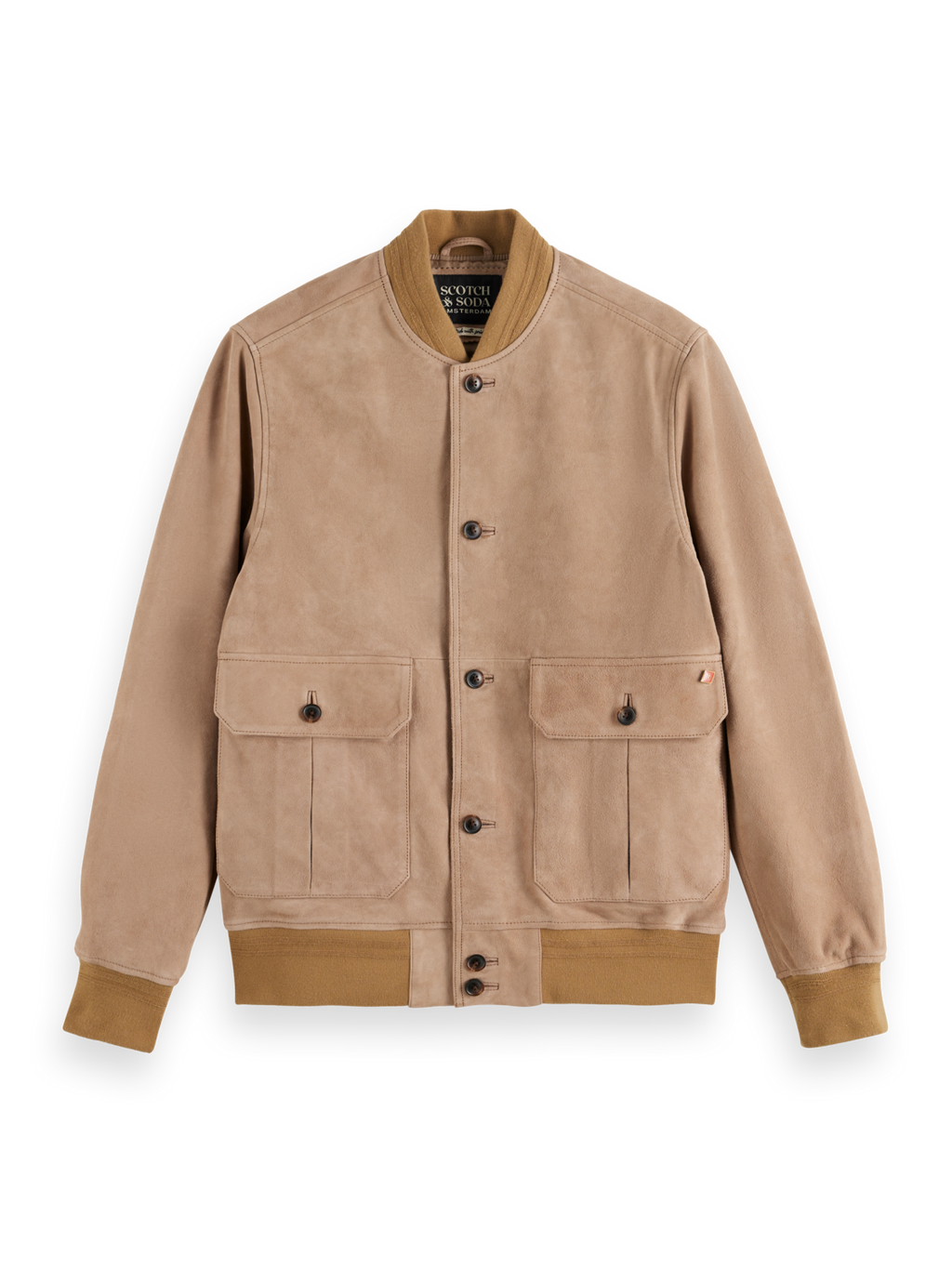 SUEDE BOMBER JACKET
