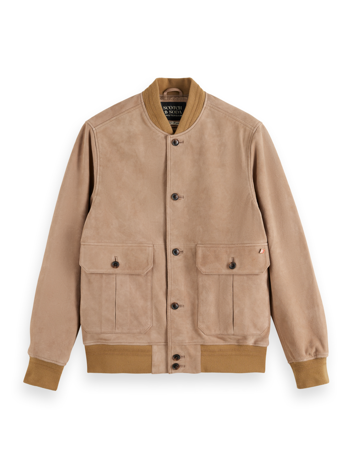 SUEDE BOMBER JACKET