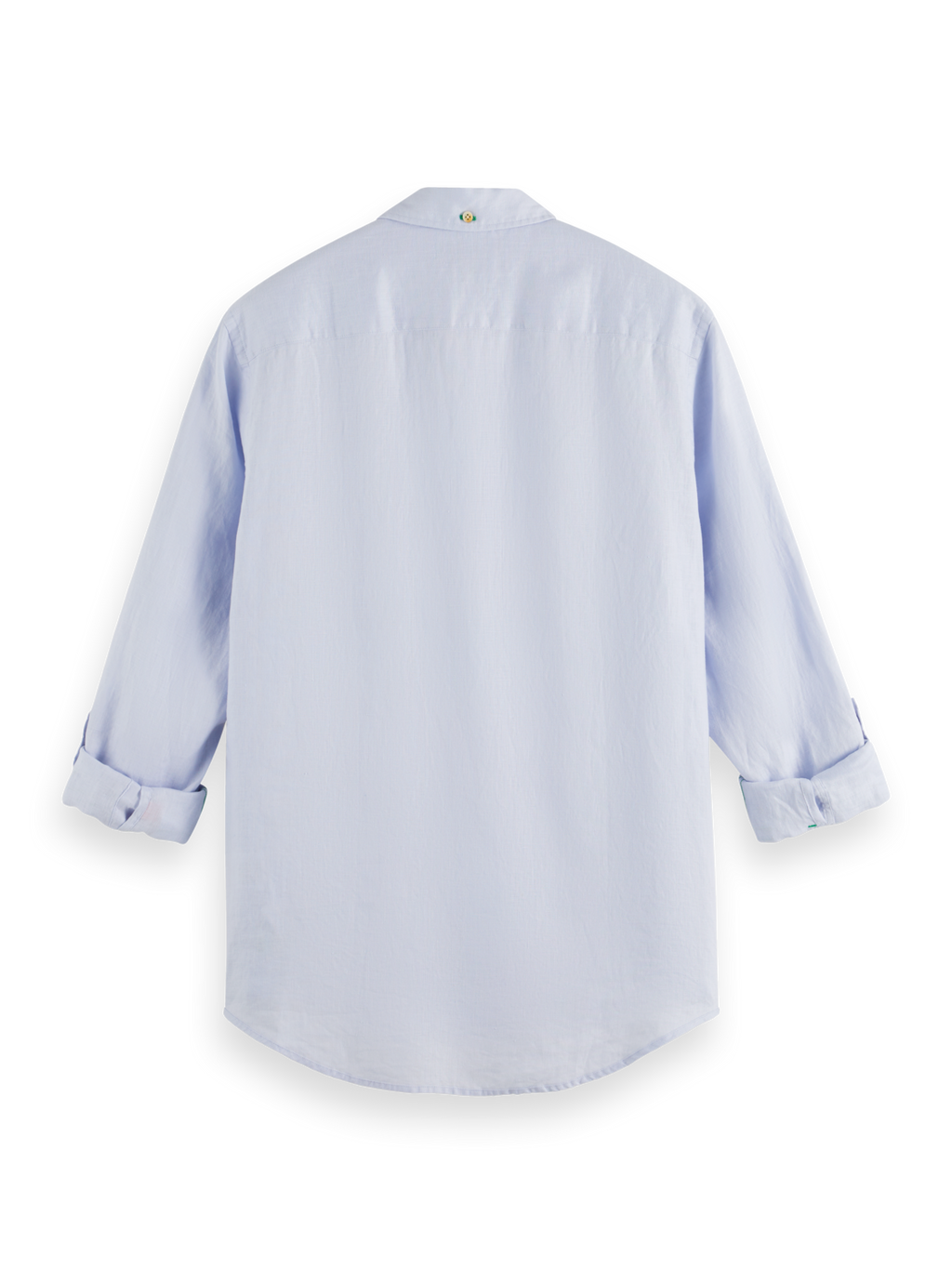 LINEN SHIRT WITH ROLL-UP