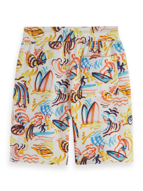 MID-LENGTH - ALL-OVER PRINTED SWEATSHORTS