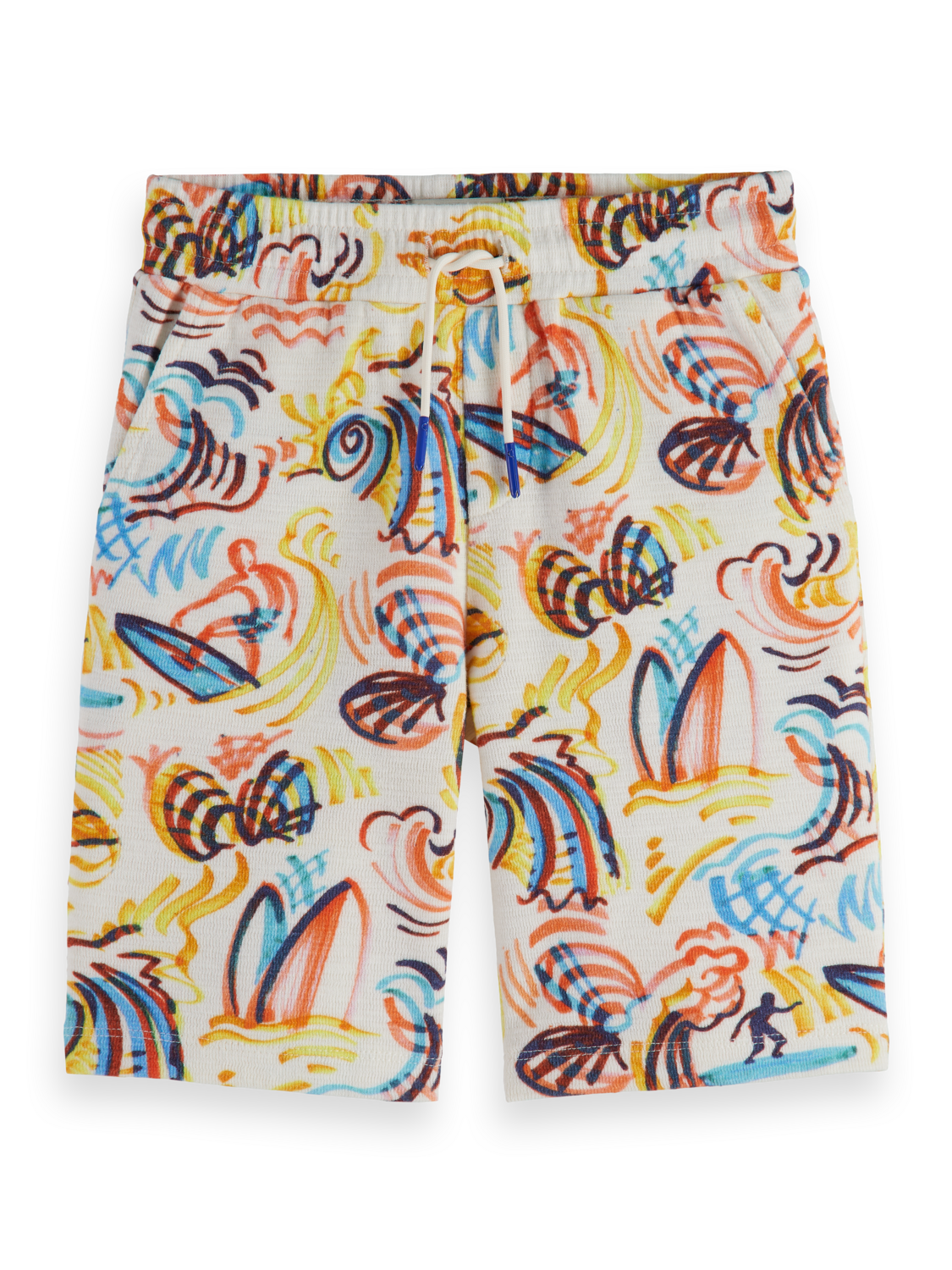MID-LENGTH - ALL-OVER PRINTED SWEATSHORTS