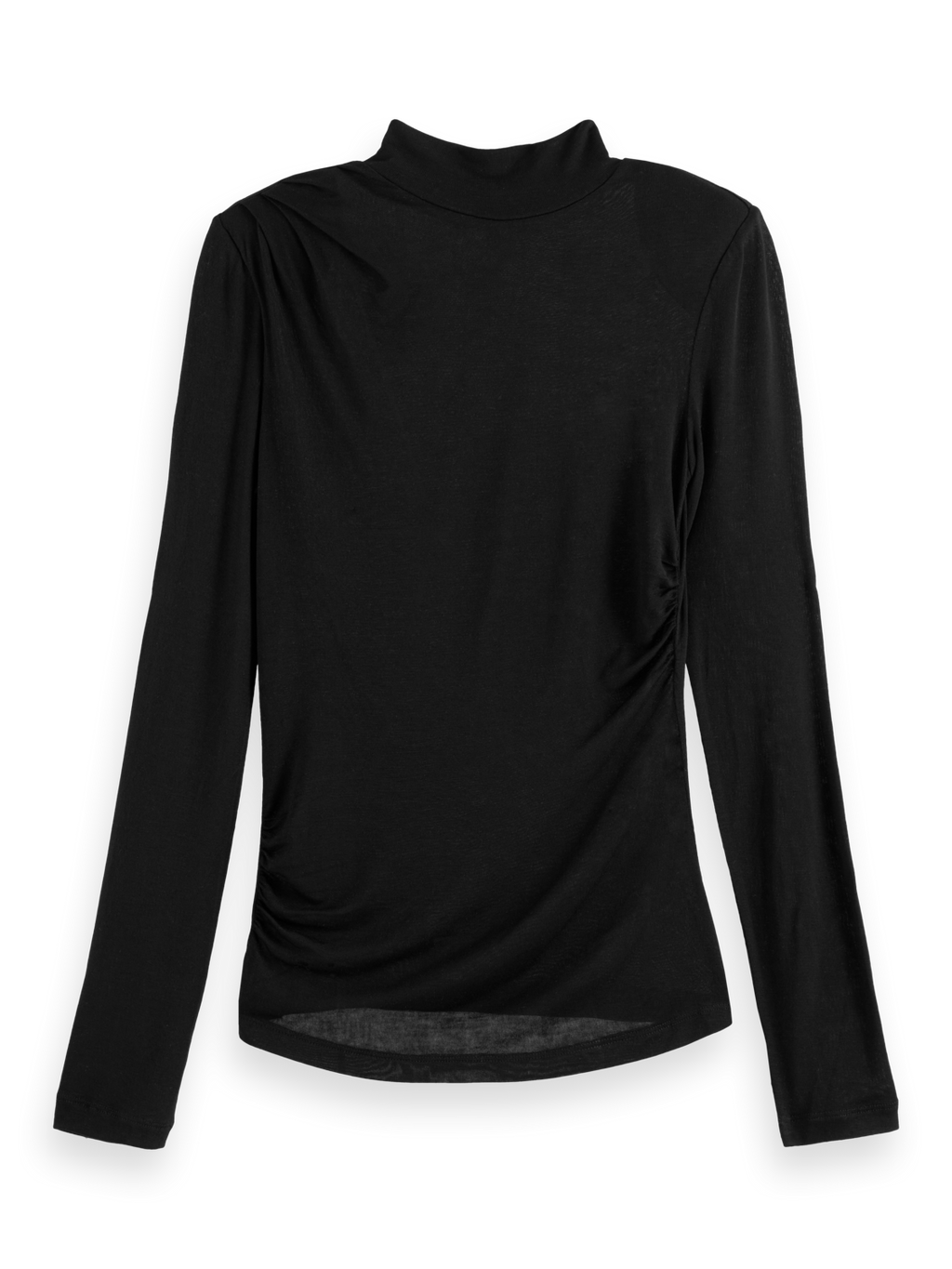 SHOULDER PADDED LONG SLEEVE TOP