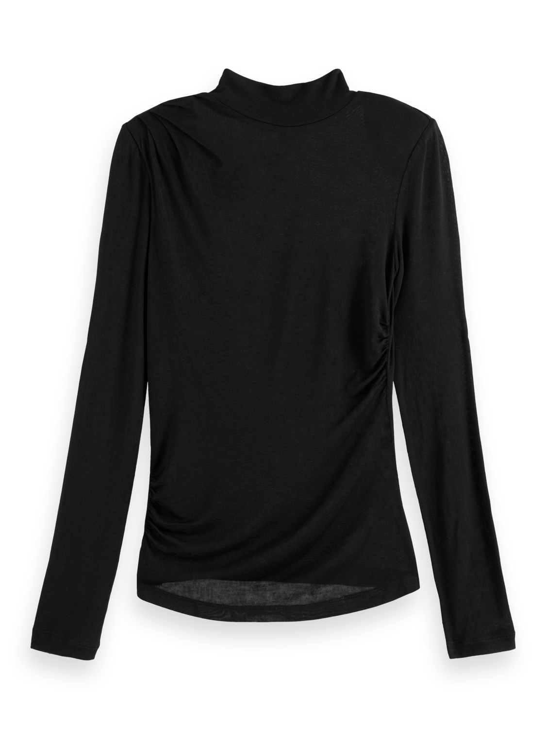 SHOULDER PADDED LONG SLEEVE TOP