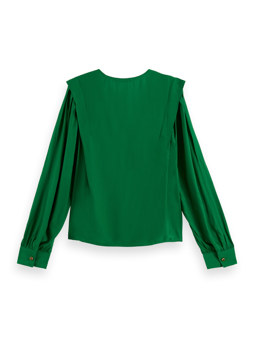 V-NECK TOP WITH LIP SHOULDER DETAIL