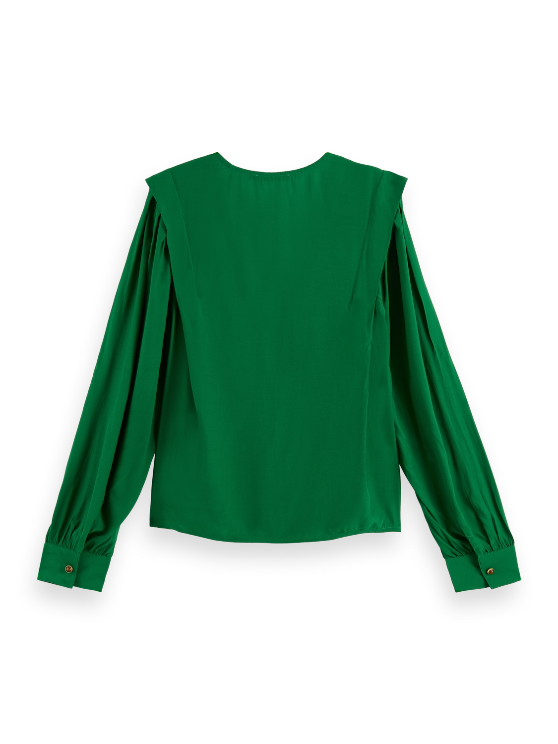 V-NECK TOP WITH LIP SHOULDER DETAIL