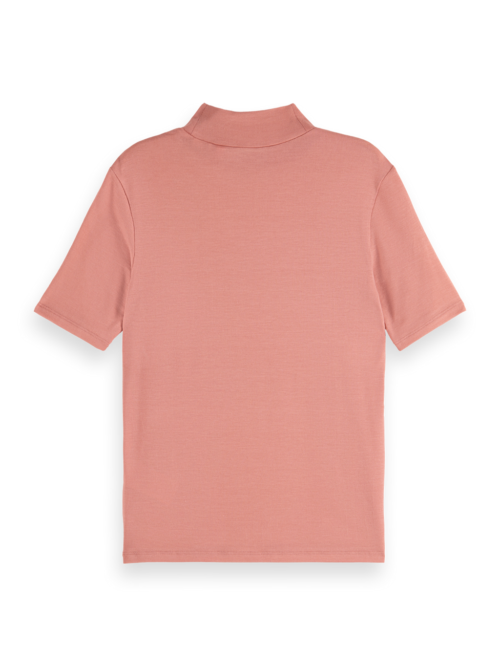 MOCK NECK SHORT SLEEVED T-SHIRT