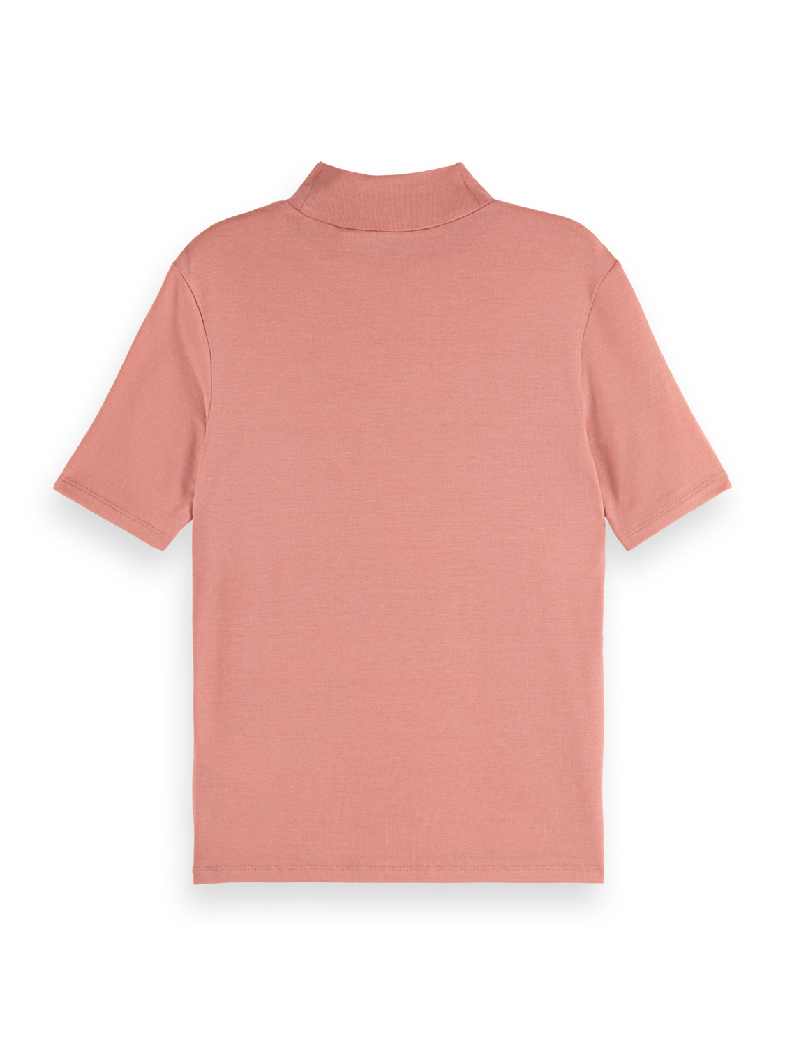 MOCK NECK SHORT SLEEVED T-SHIRT