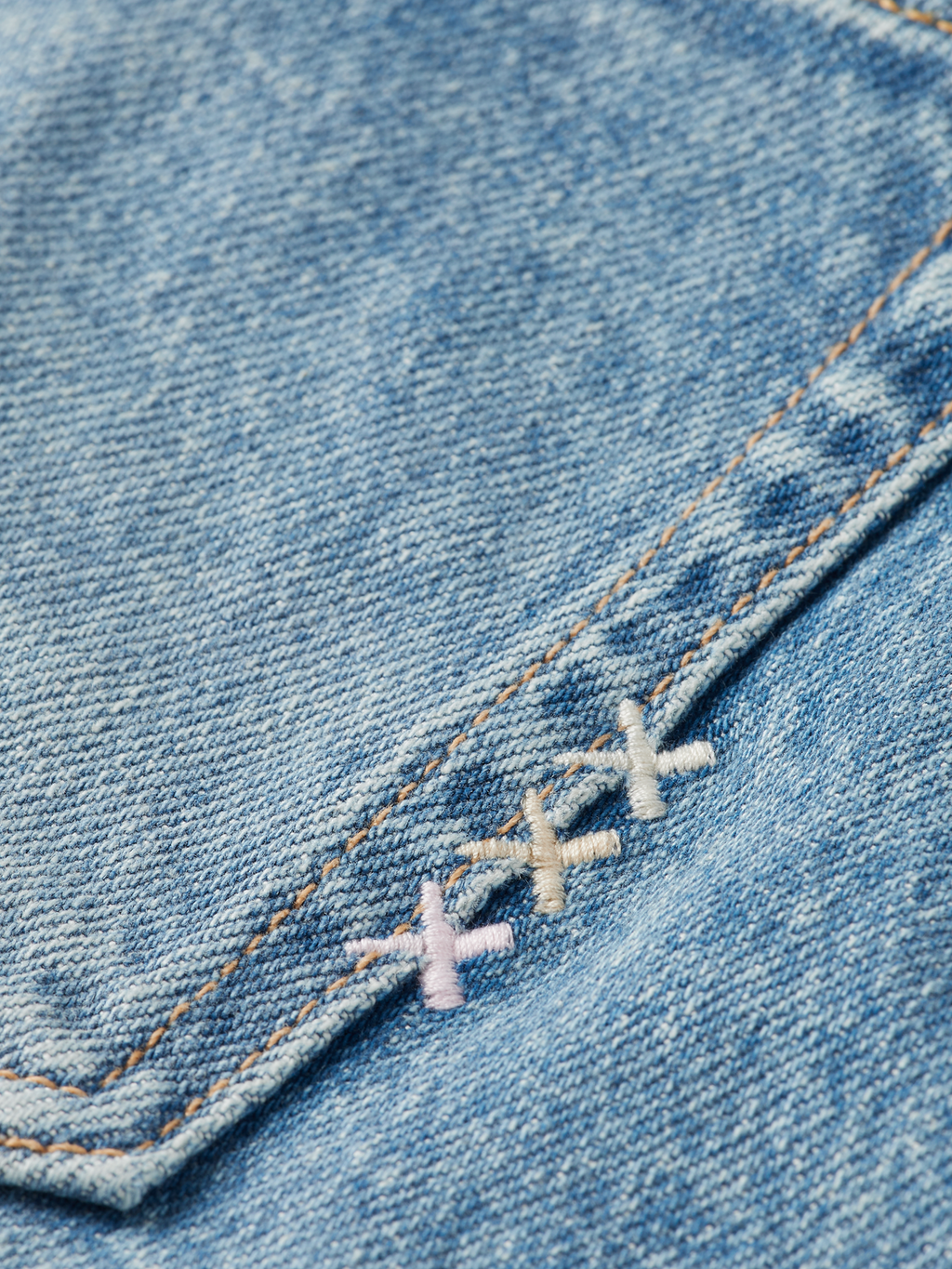 PATCH POCKET MIDI SKIRT - MARITIME