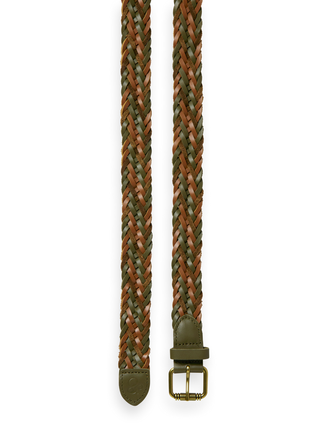 BRAIDED LEATHER BELT
