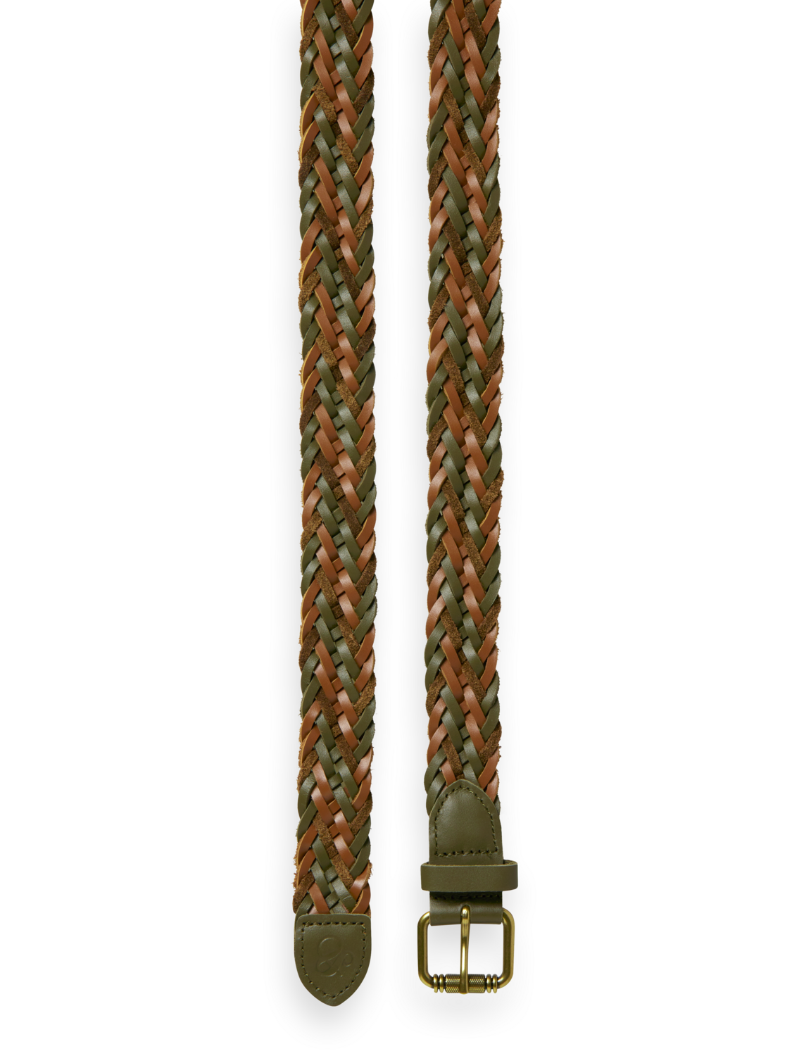 BRAIDED LEATHER BELT