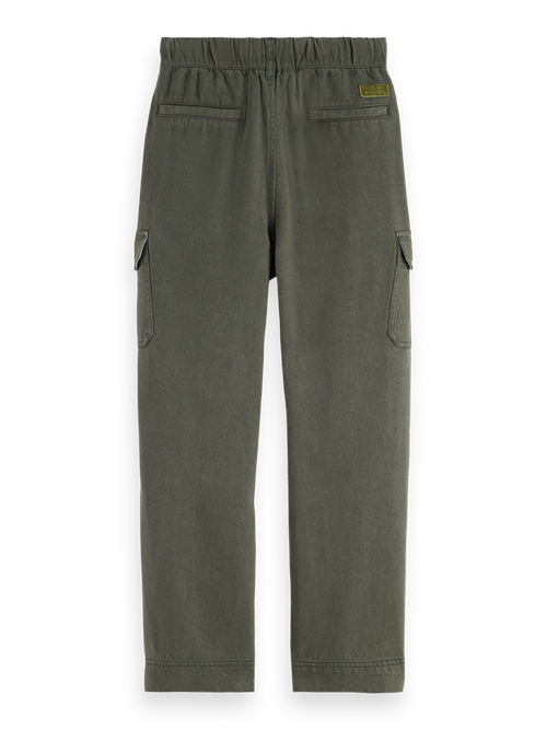 WIDE LEG LYOCELL CARGO PANT