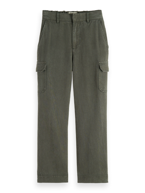 WIDE LEG LYOCELL CARGO PANT