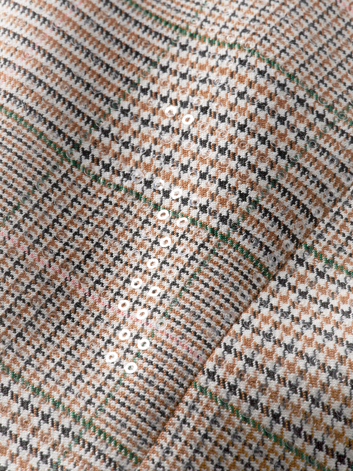 SEQUIN PRINCE OF WALES CHECK BOYFRIEND SB BLAZER
