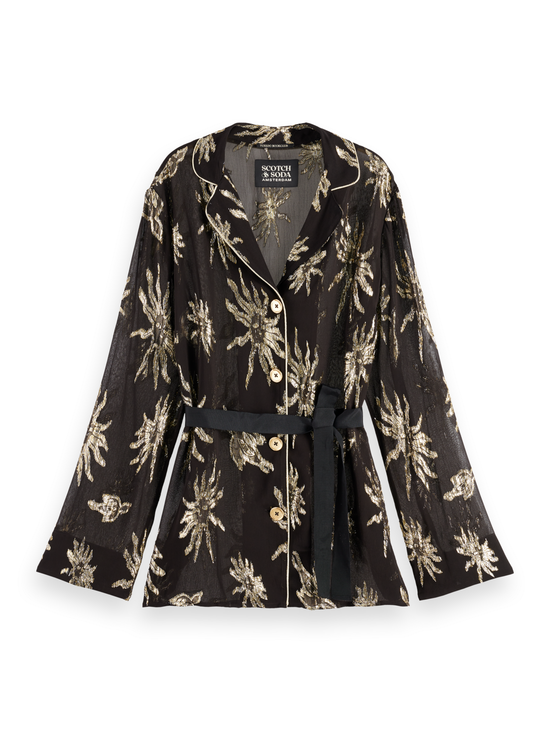 MYSTIC SKY LUREX PYJAMA BLAZER