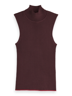 RIBBED KNITTED TANK
