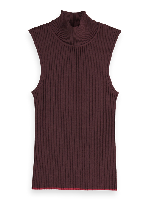 RIBBED KNITTED TANK