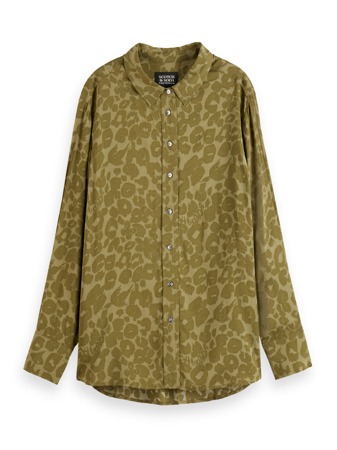 VISCOSE PRINTED RELAXED FIT SHIRT
