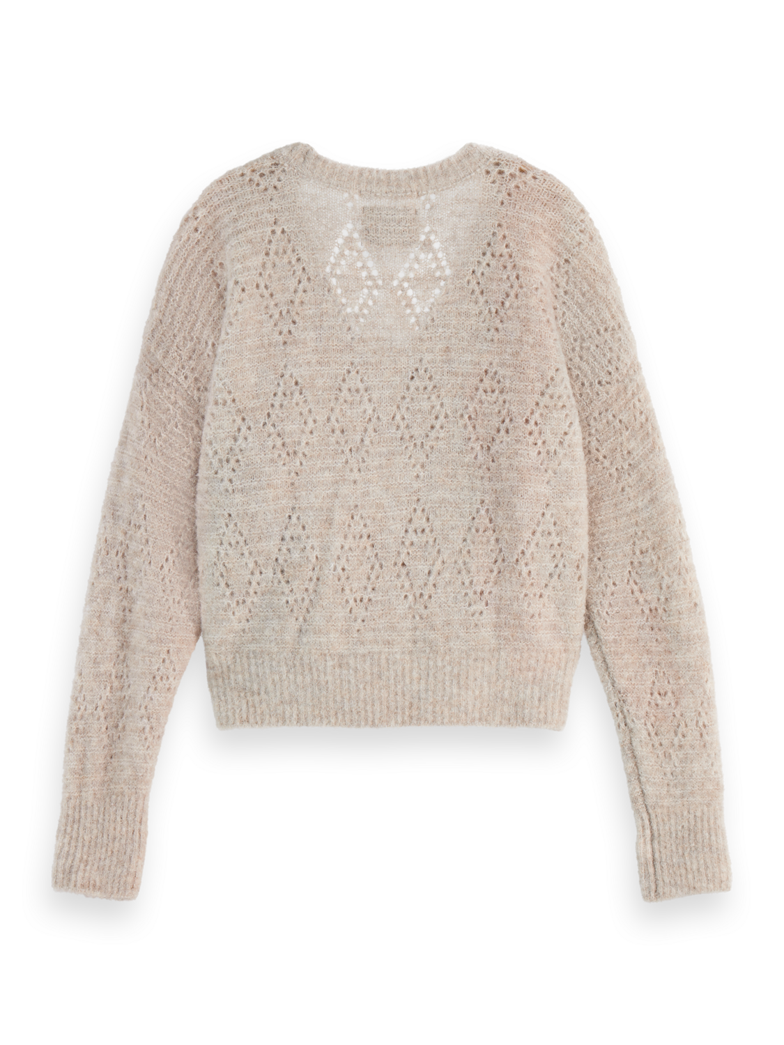 BOUCL V-NECK RELAXED PULLOVER