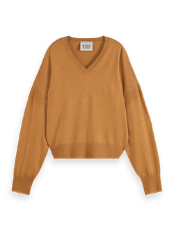 CORE V-NECK RELAXED PULLOVER